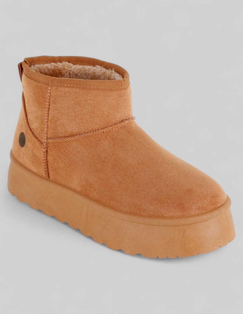 Botas casuales Exterior Gamuza Color Camel Para Mujer De RBCOLLECTION
