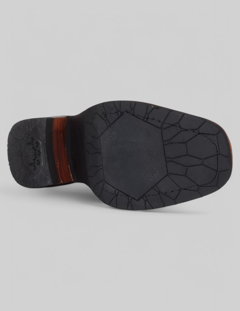 Botas tipo Western Hand Made en Piel – Café