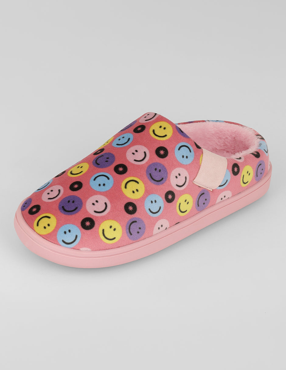 Pantuflas Cozy en Textil – Multicolor