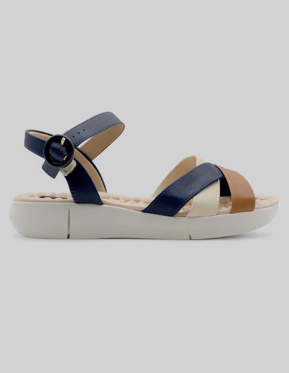 Sandalias de piso Onne en Piel vegana - Multicolor