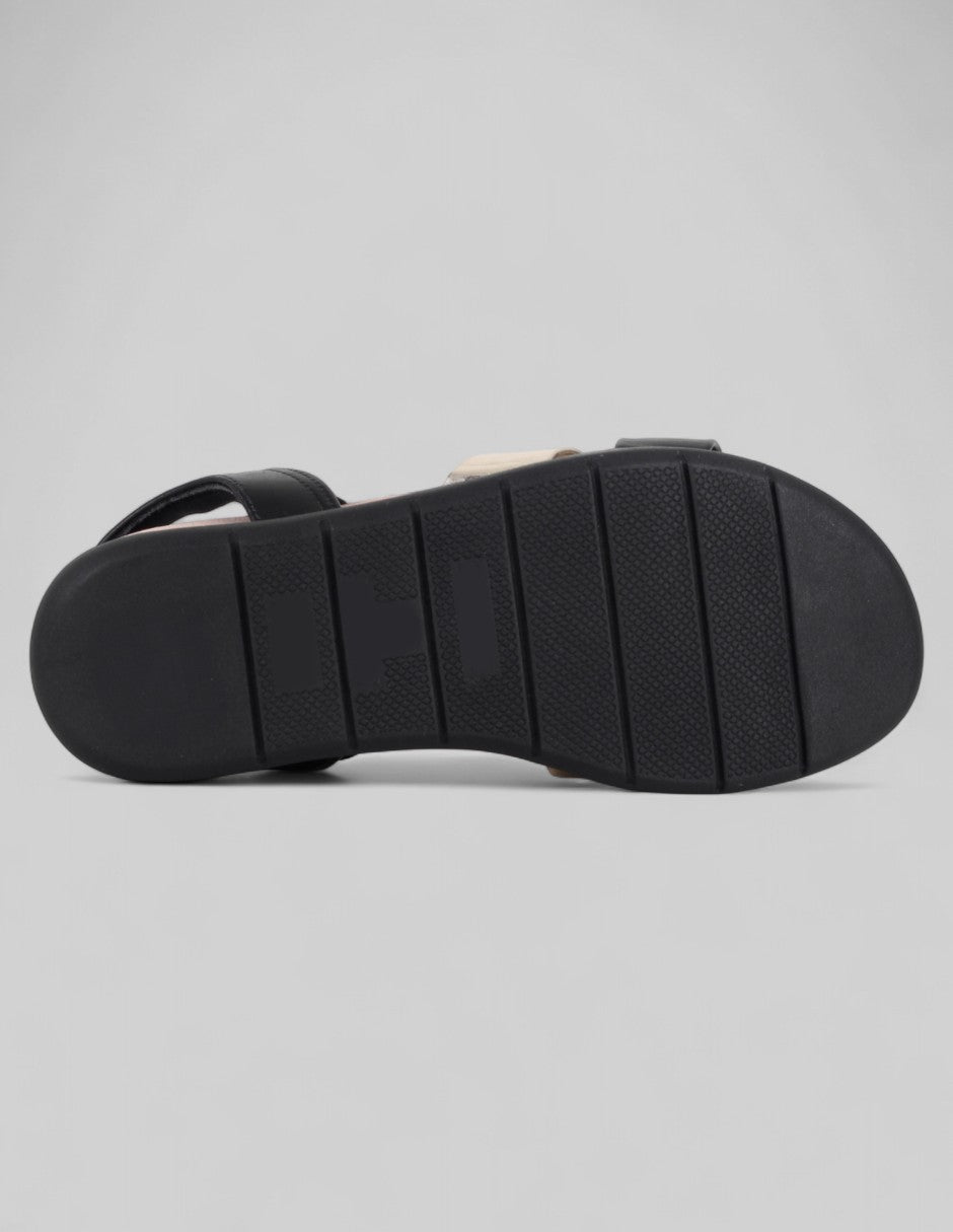 Sandalias con plataforma Soft en Piel vegana – Negro