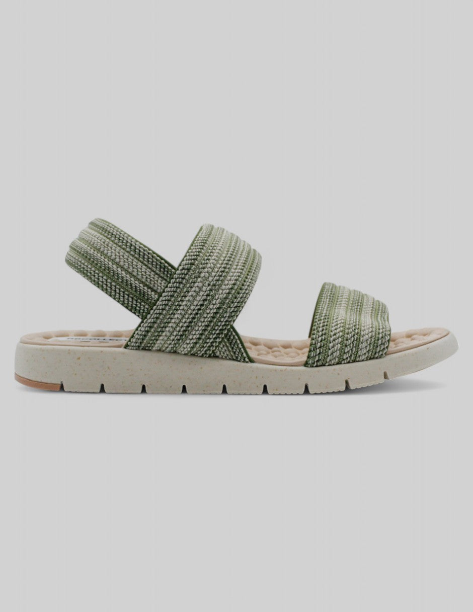 Sandalias de piso Onne en Textil - Verde