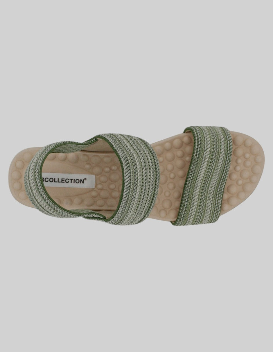 Sandalias de piso Onne en Textil - Verde