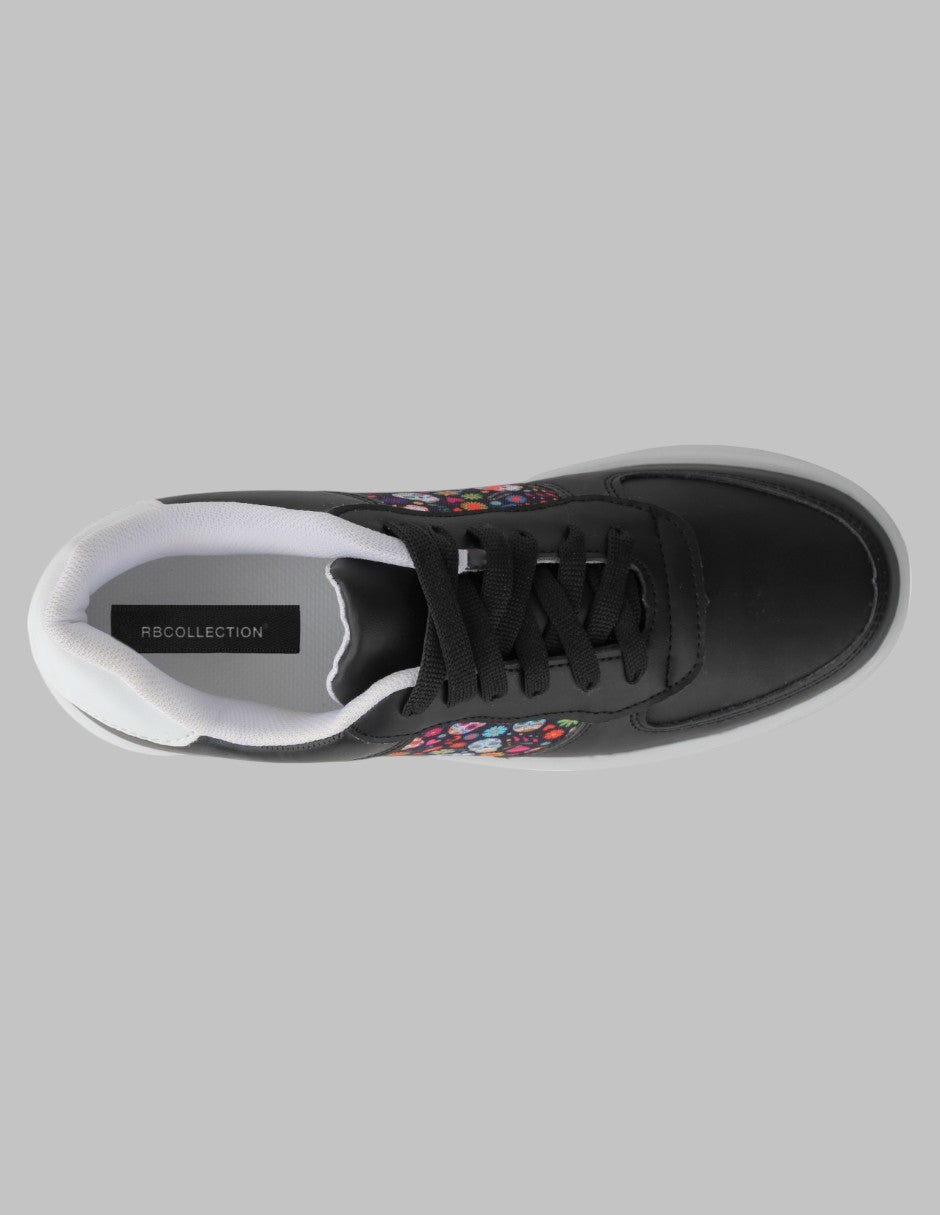 Tenis con cordones Urban Piel vegana - Negro