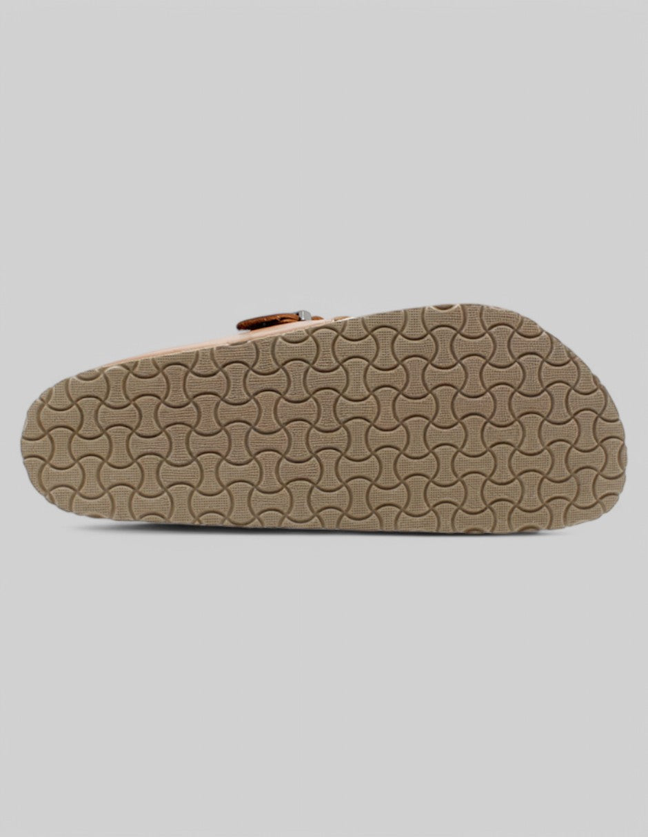 Sandalias de piso Hand Made en Piel - Café