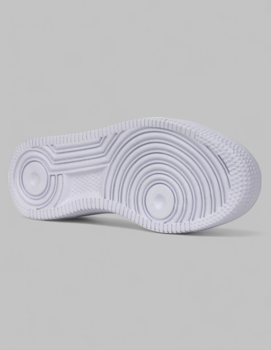 Tenis con cordones Urban Sintético - Blanco
