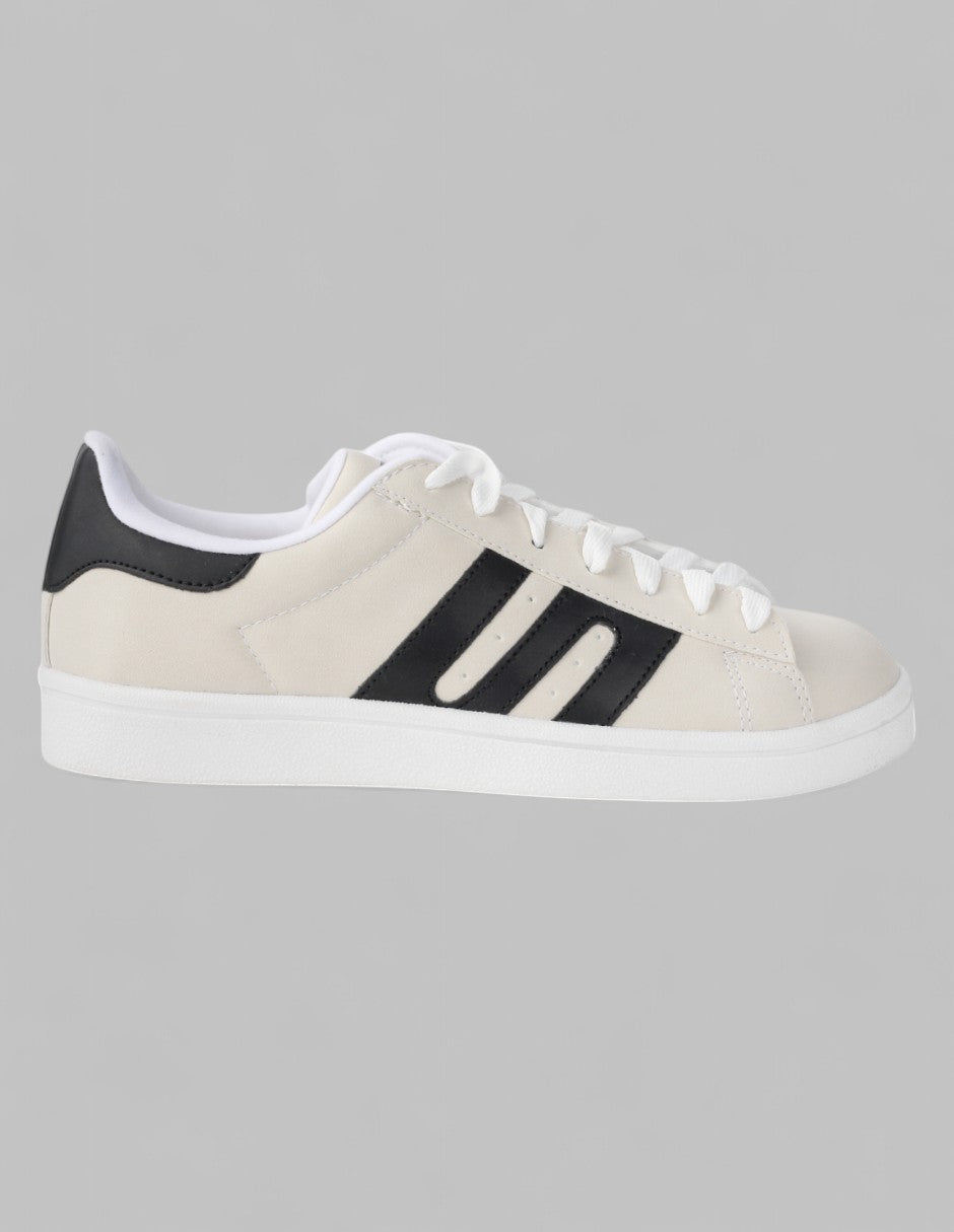 Tenis con cordones Exterior Sintético Color Beige Para Mujer De RBCOLLECTION