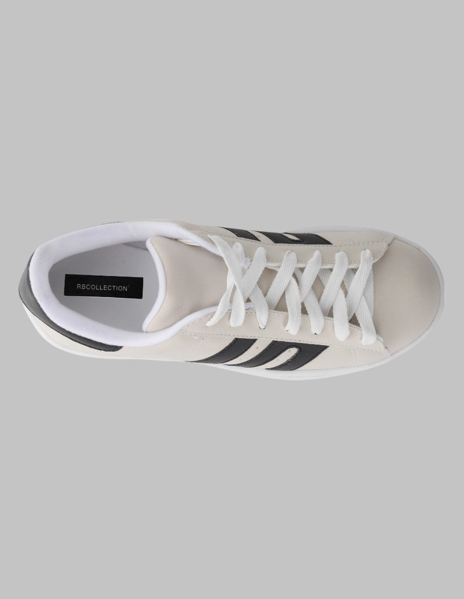 Tenis con cordones Sam Sintético - Beige