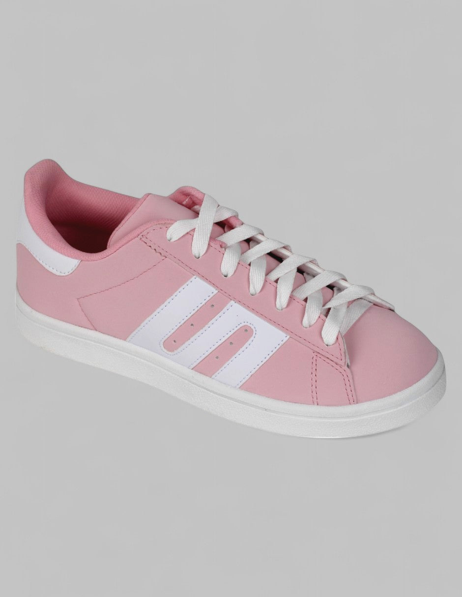 Tenis con cordones Sam Sintético - Rosa