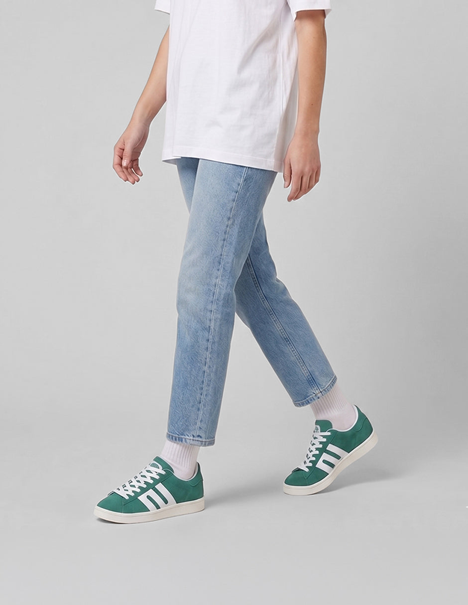 Tenis con cordones  Urban en Piel vegana – Verde