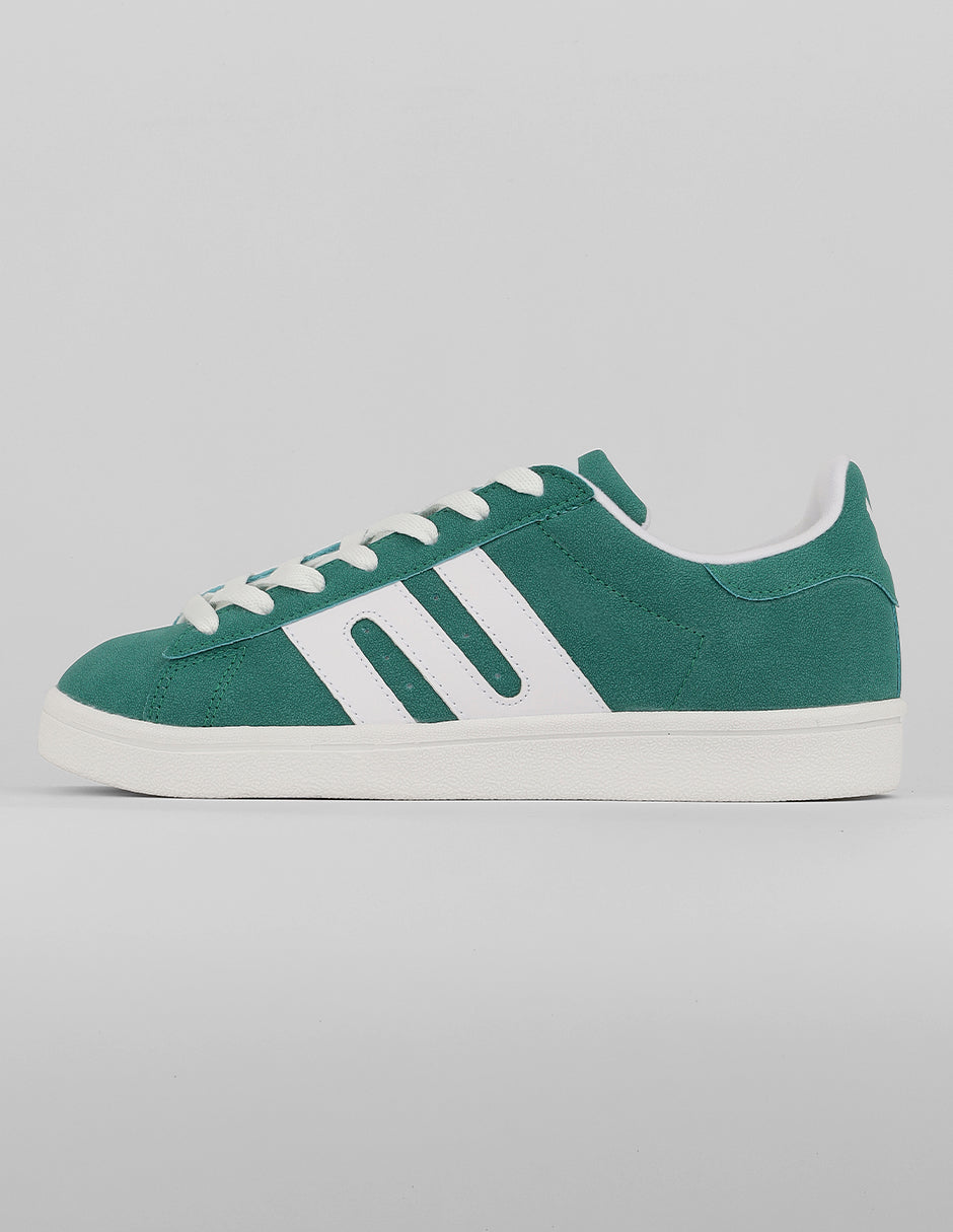 Tenis con cordones Exterior Piel vegana Color Verde Para Mujer De RBCOLLECTION
