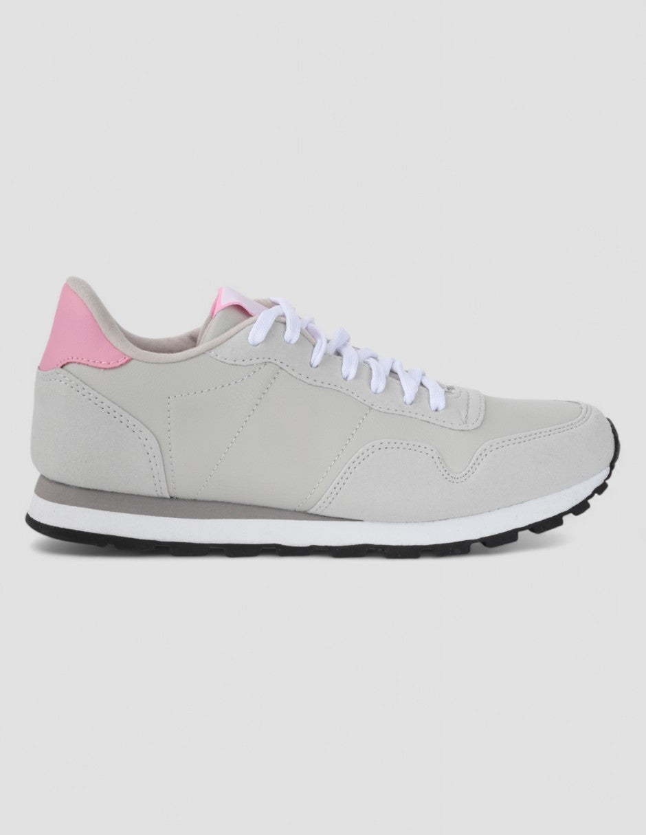 Tenis tipo deportivo Exterior Piel vegana Color Gris Para Mujer De RBCOLLECTION