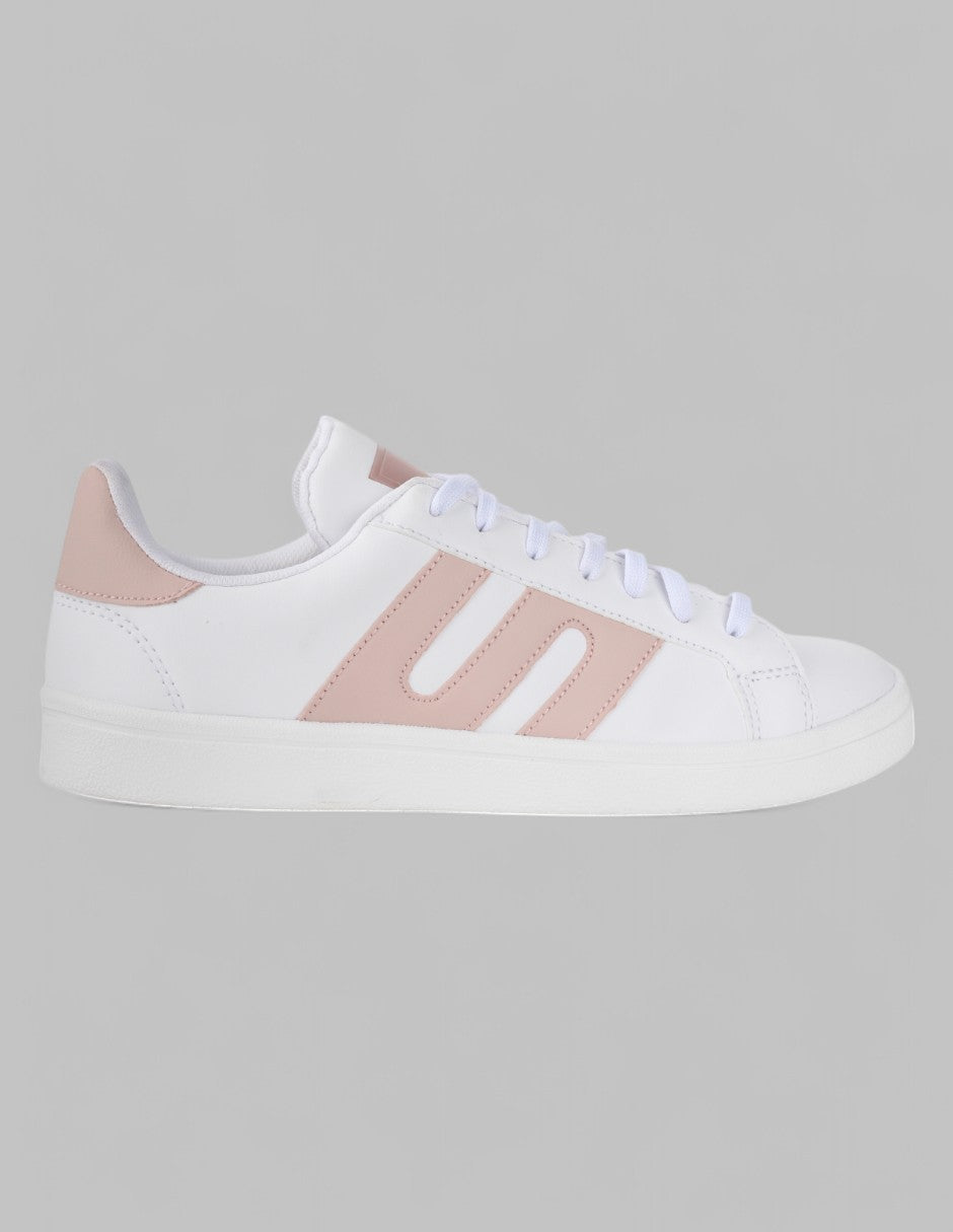 Tenis con cordones Exterior Sintético Color Blanco Para Mujer De RBCOLLECTION