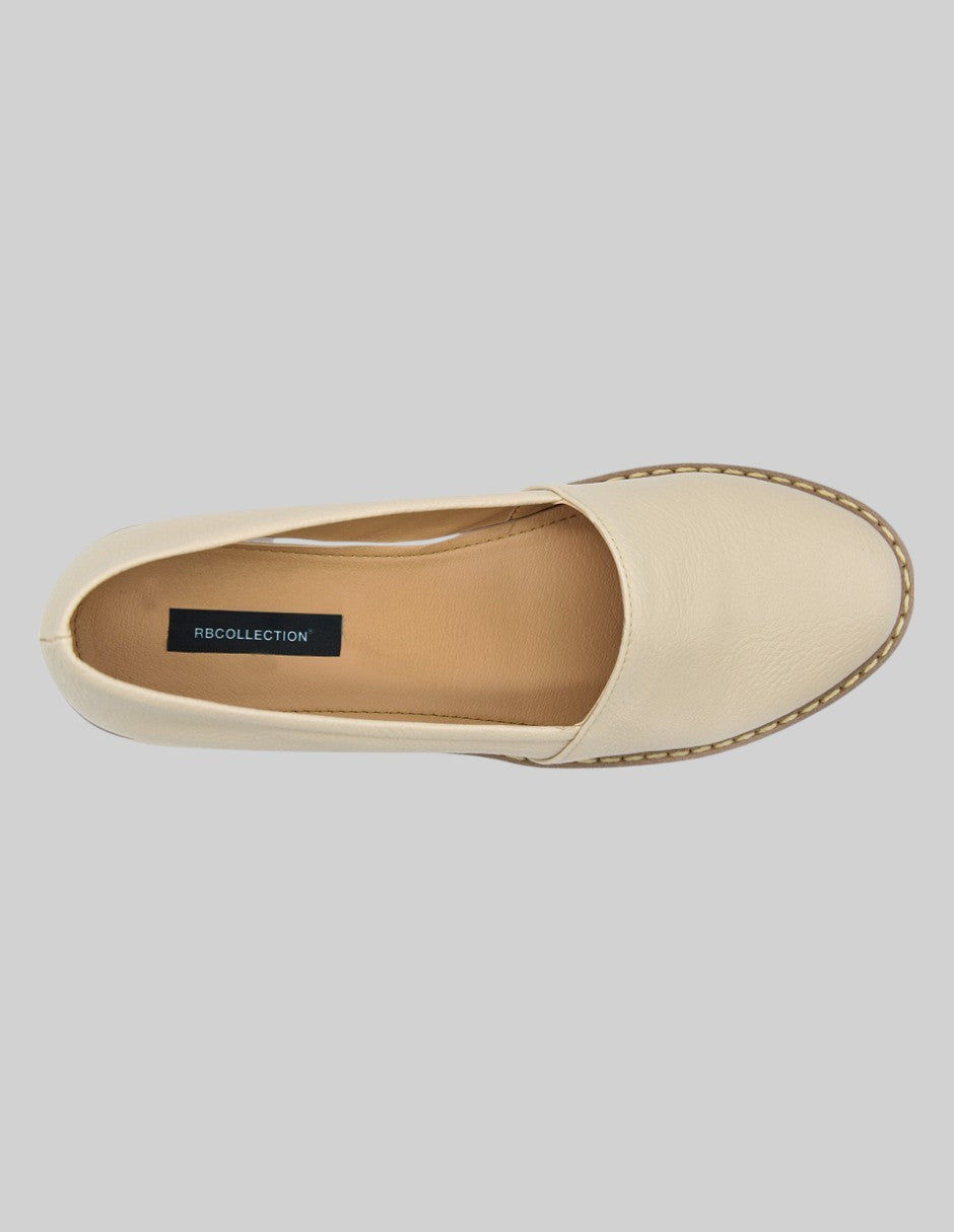 Mocasines Onne en Piel vegana – Beige