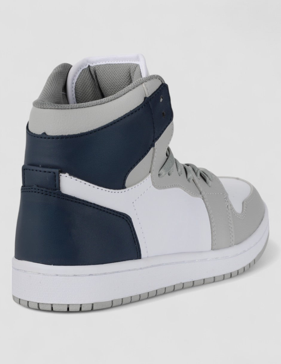 Tenis botín Urban Piel vegana - Gris