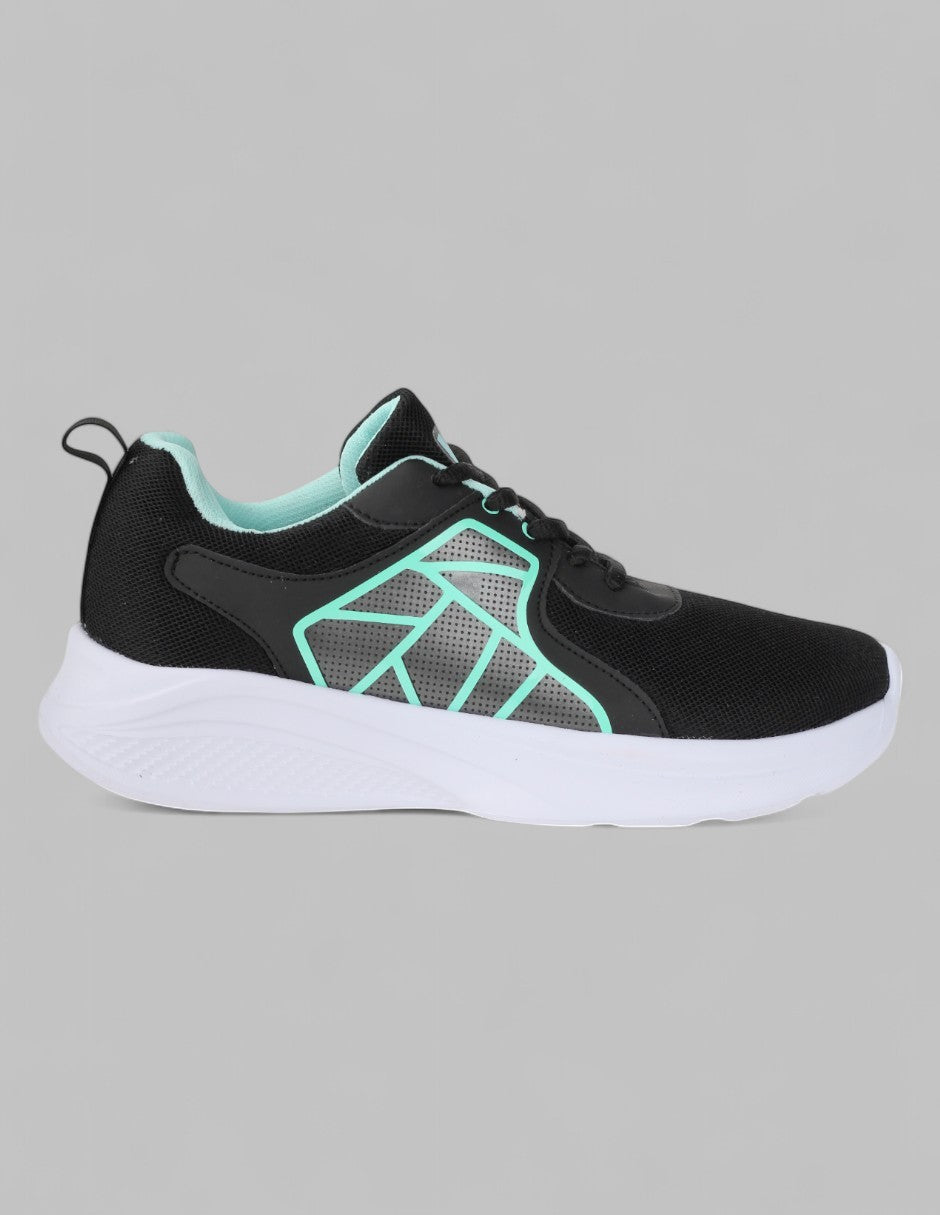 Tenis tipo deportivo Exterior Textil Color Negro Para Mujer De RBCOLLECTION