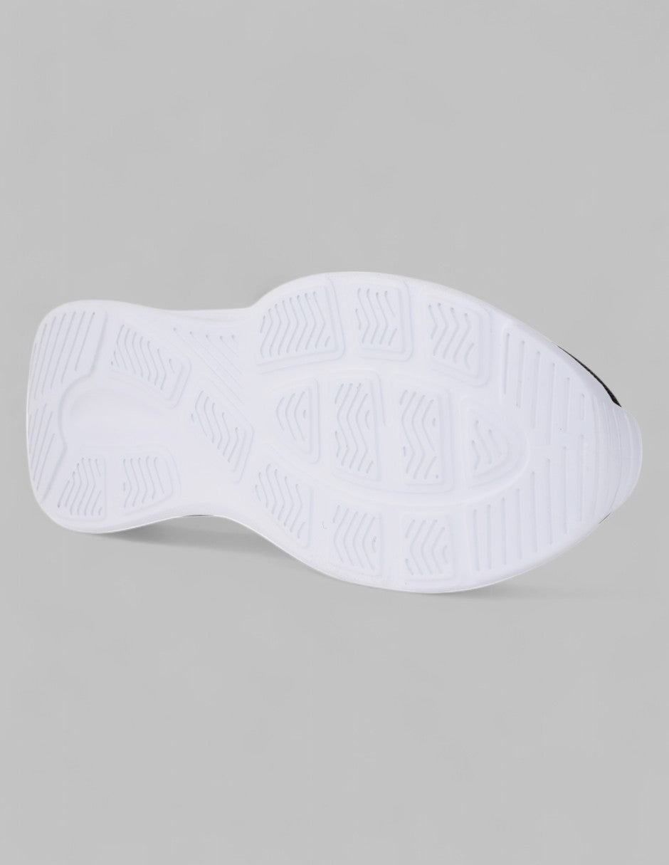 Tenis tipo deportivo  Aftech Textil - Negro