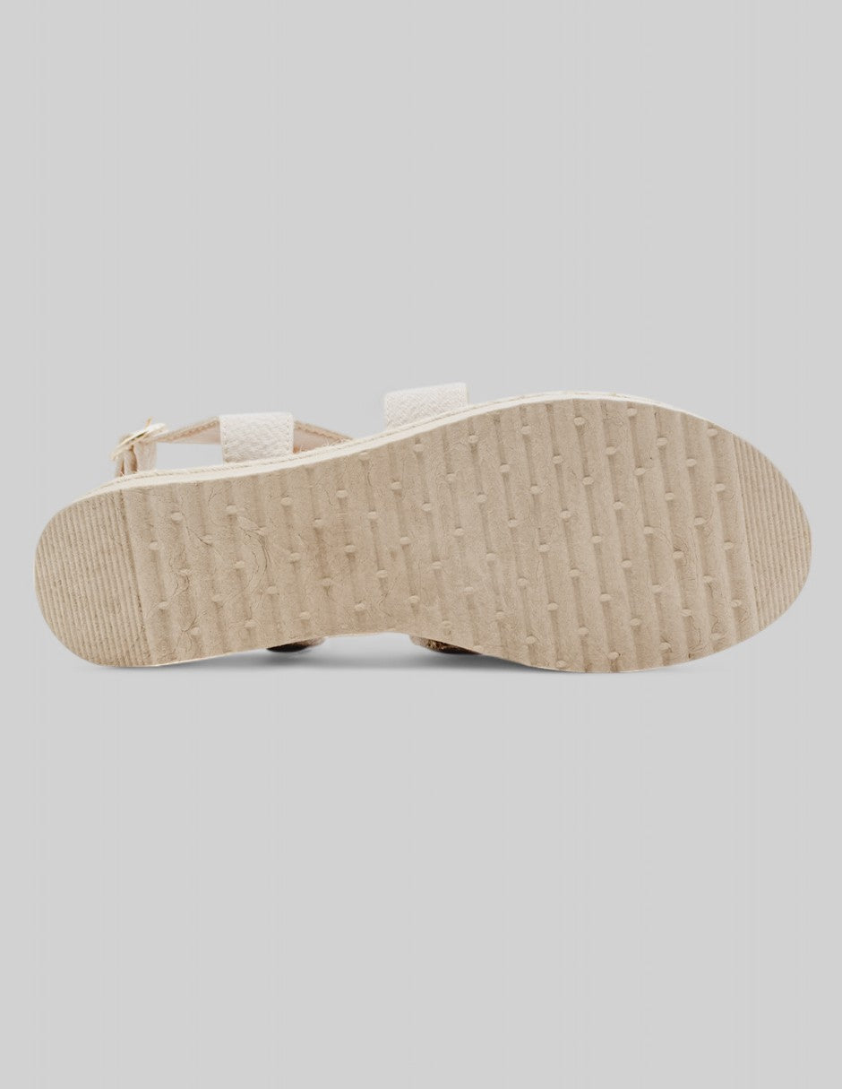 Sandalias con plataforma Yuri en Piel vegana - Beige