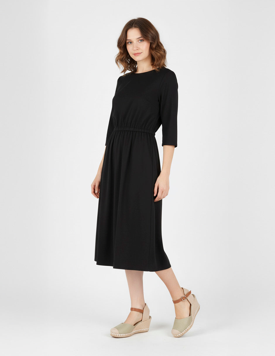 Tacón puente Naia en Textil – Verde