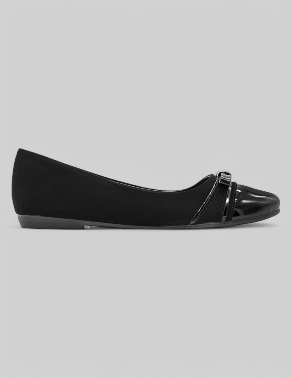 Flats clásicas Soft en Gamuza sintética – Negro