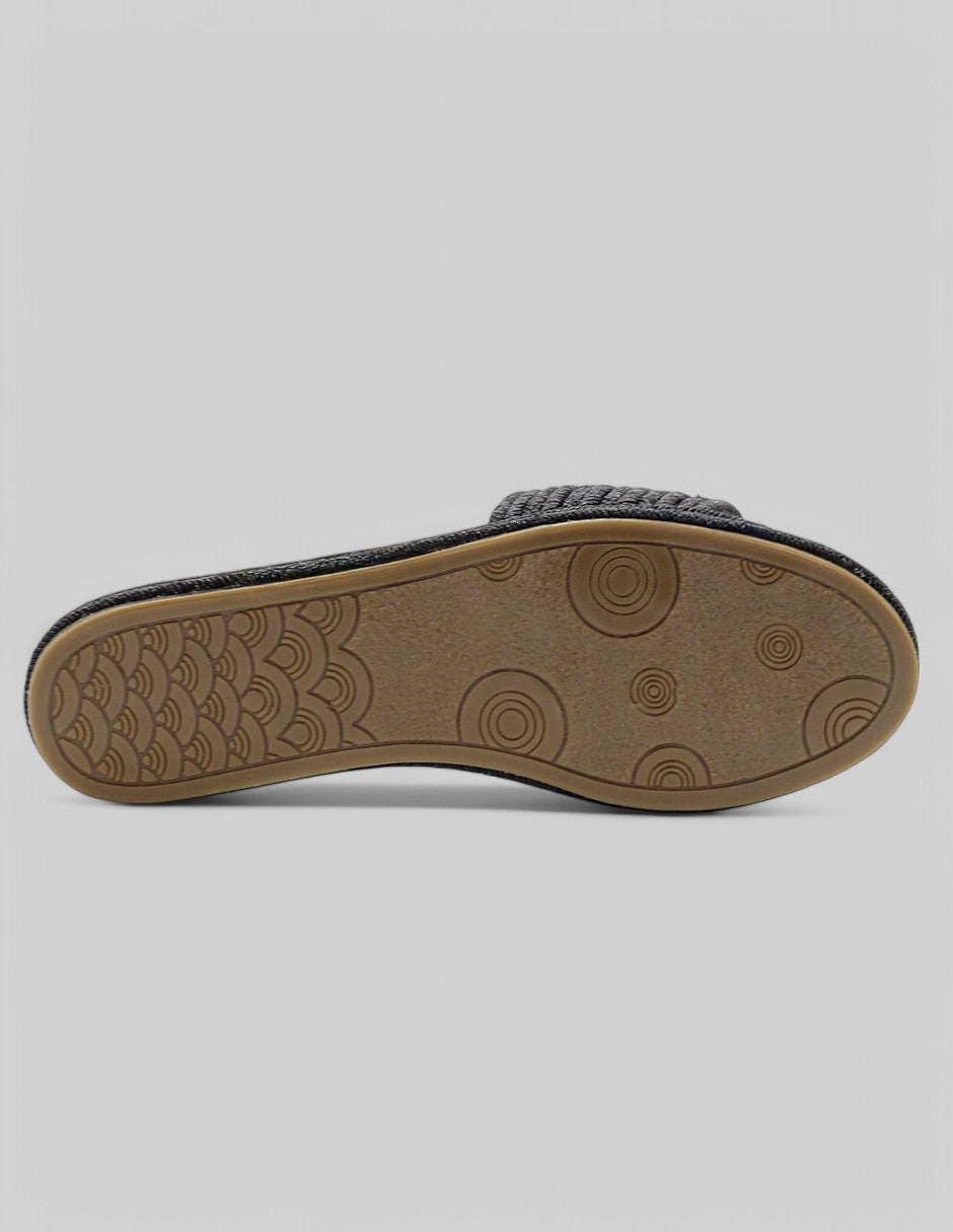 Sandalias de piso Soft en Textil - Negro
