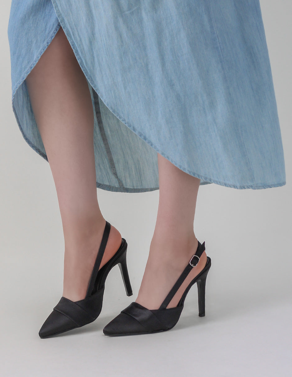 Zapatillas Lady en Textil – Negro