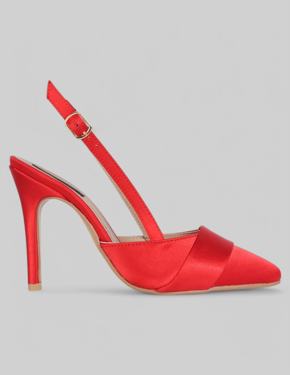 Zapatillas Lady en Textil – Rojo