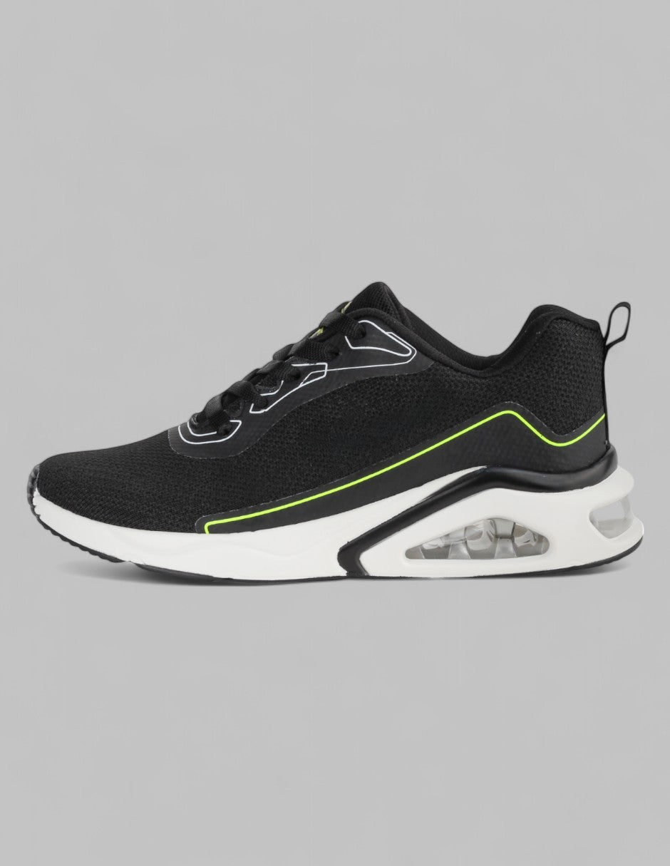 Tenis para correr Sport Textil - Negro