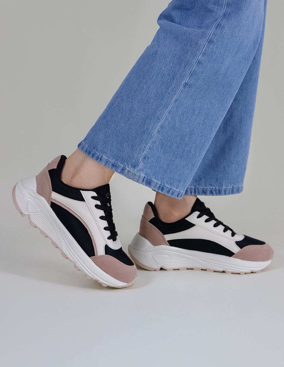 Tenis tipo deportivo  Lady Textil - Multicolor