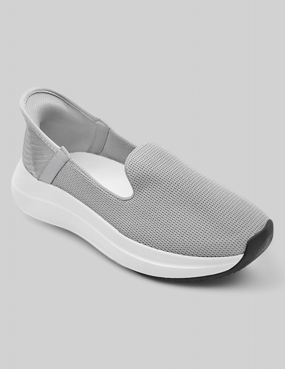 Tenis sin cordones Exterior Textil Color Gris Para Mujer De RBCOLLECTION