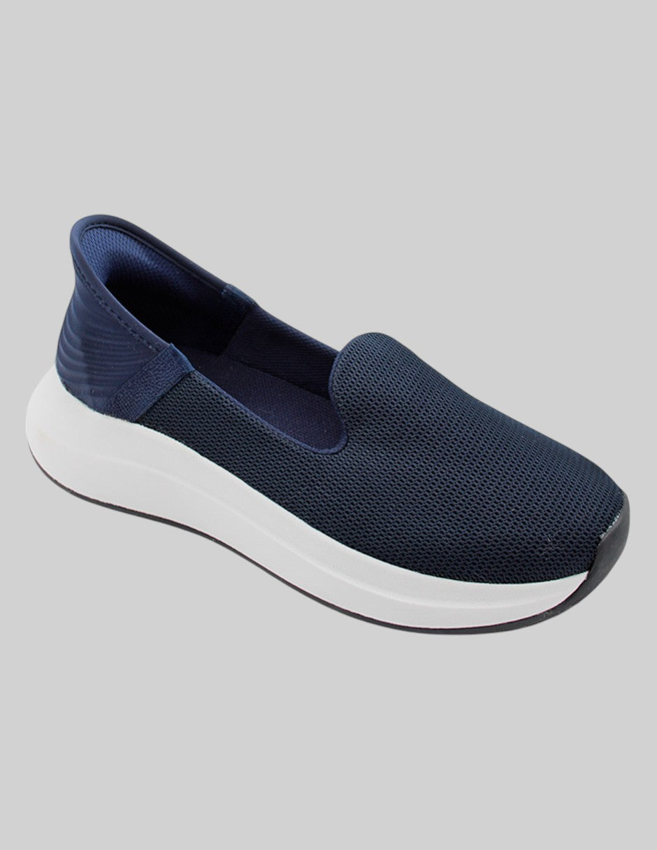 Tenis sin cordones Exterior Textil Color Azul Para Mujer De RBCOLLECTION