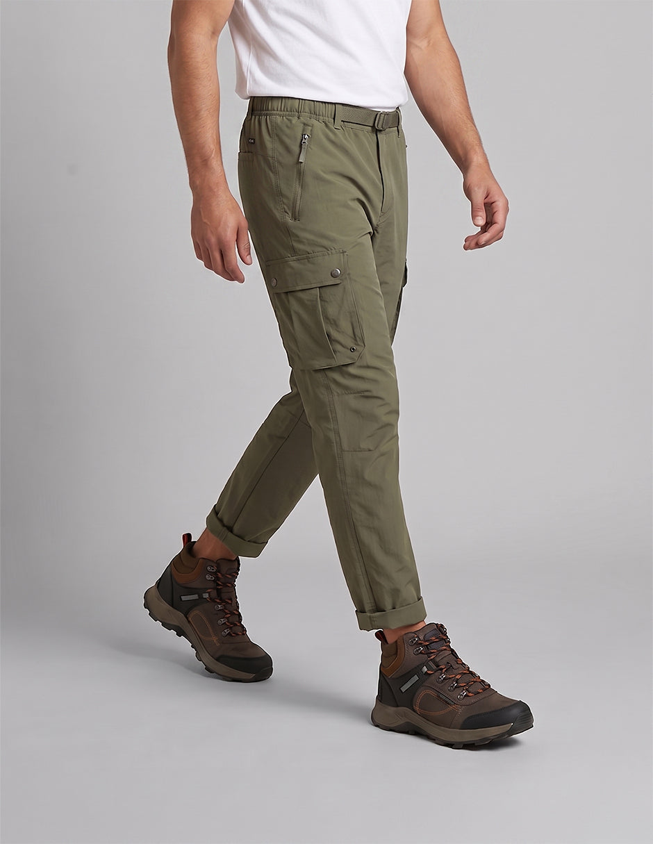 Calzado para senderismo Hiking en Piel vegana – Café