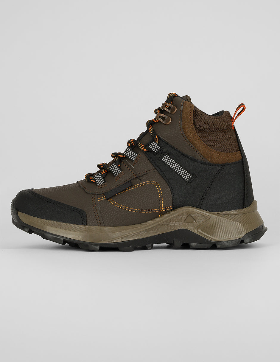 Calzado para senderismo Exterior Piel vegana Color Café Para Hombre De RBCOLLECTION