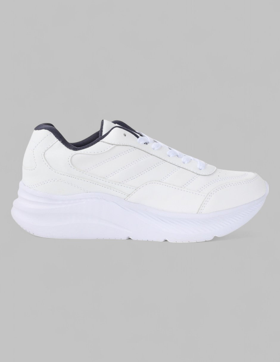 Tenis tipo deportivo Exterior Piel vegana Color Blanco Para Mujer De RBCOLLECTION