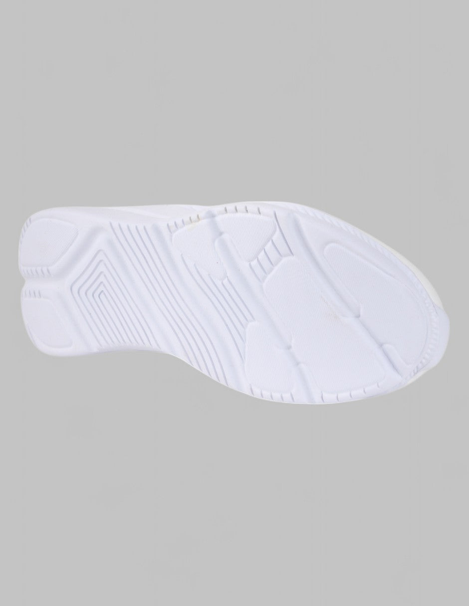 Tenis tipo deportivo  Chunk Piel vegana - Blanco