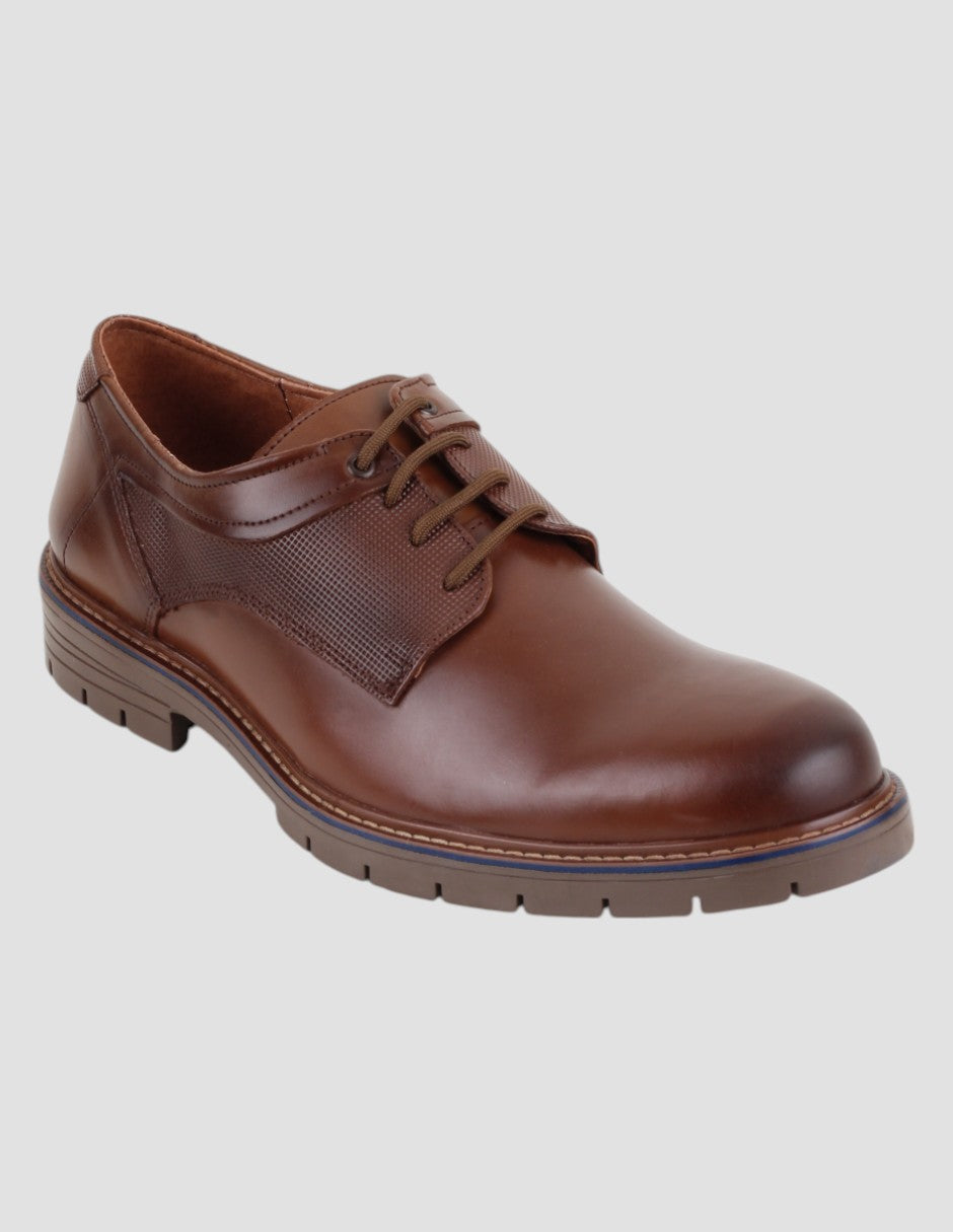 Oxfords Hand made en Piel – Café