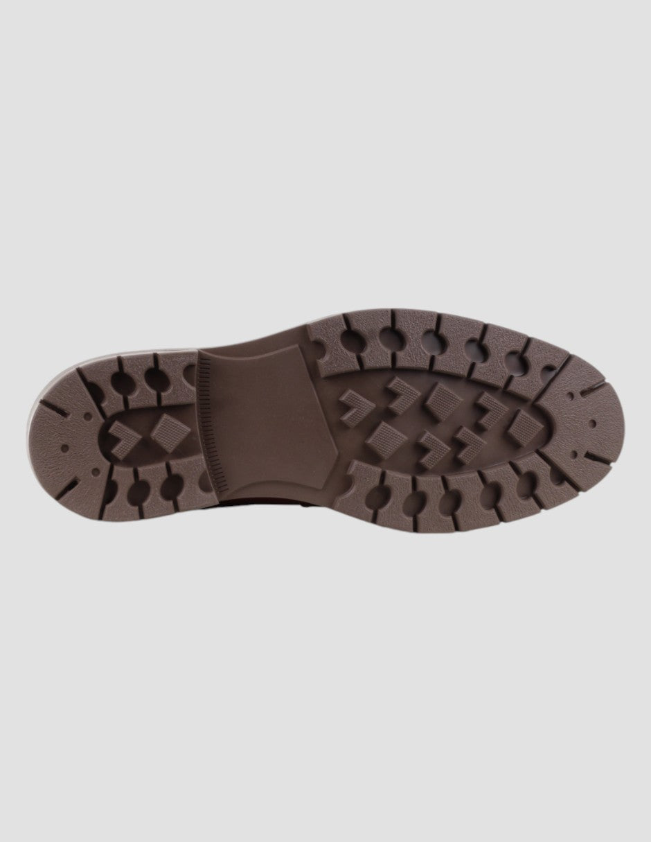 Oxfords Hand made en Piel – Café