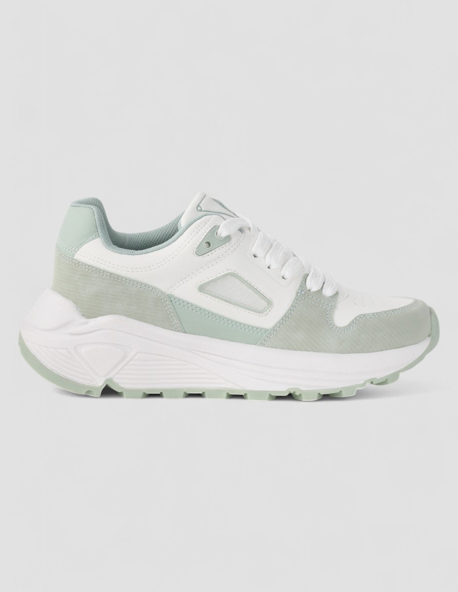 Tenis tipo deportivo  Urban Piel vegana - Verde
