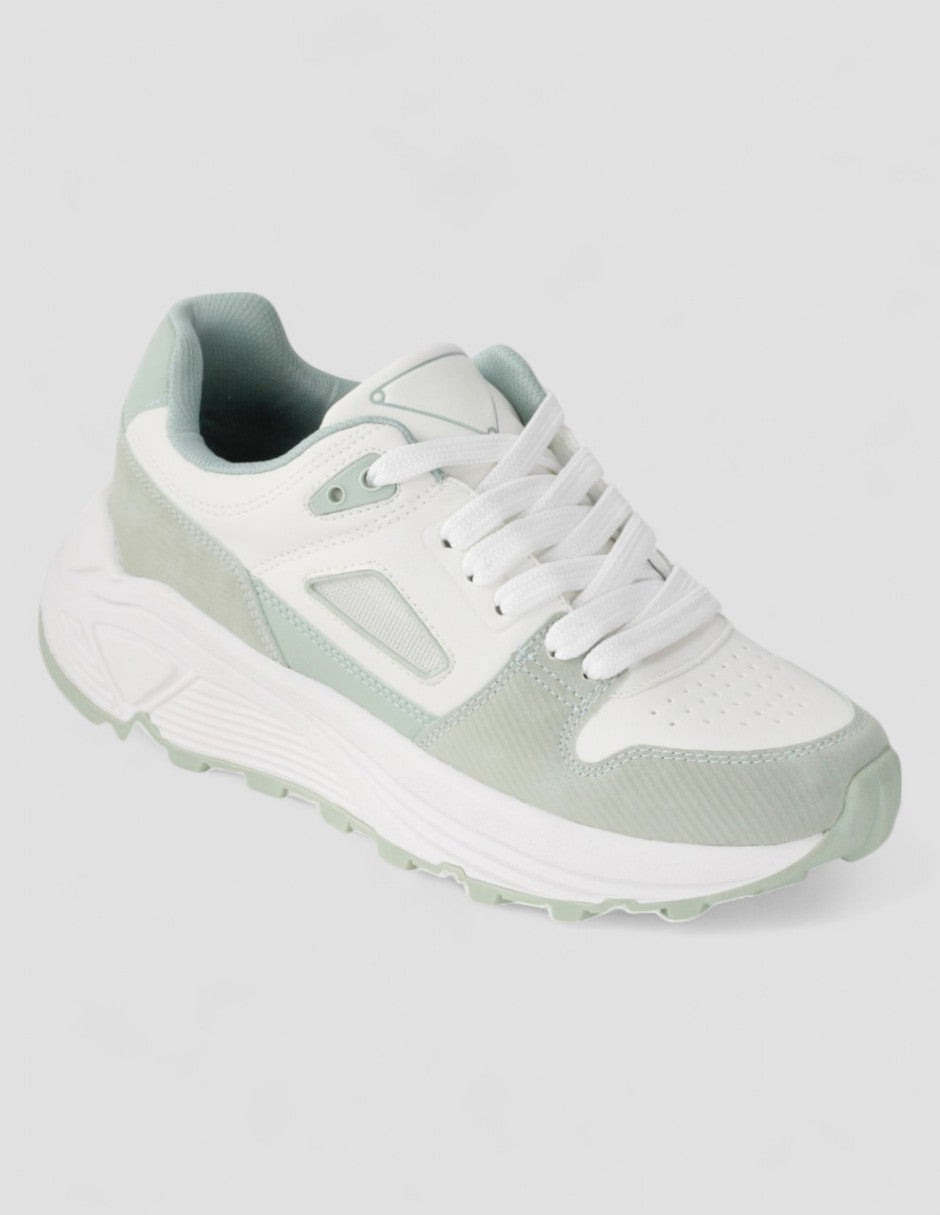 Tenis tipo deportivo  Urban Piel vegana - Verde