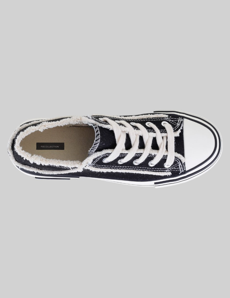 Tenis con cordones Switch en Textil – Negro