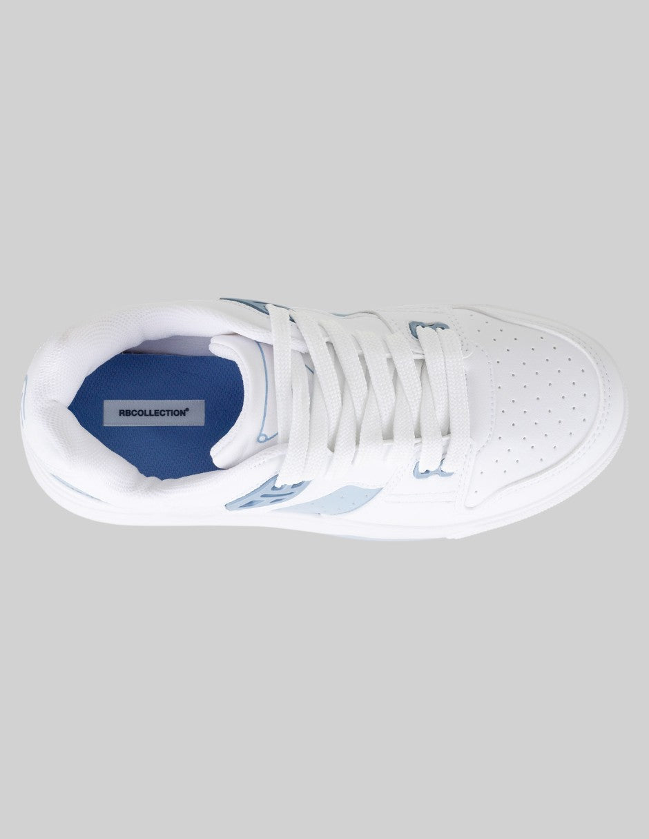 Tenis con cordones  Urban en Piel vegana – Gris