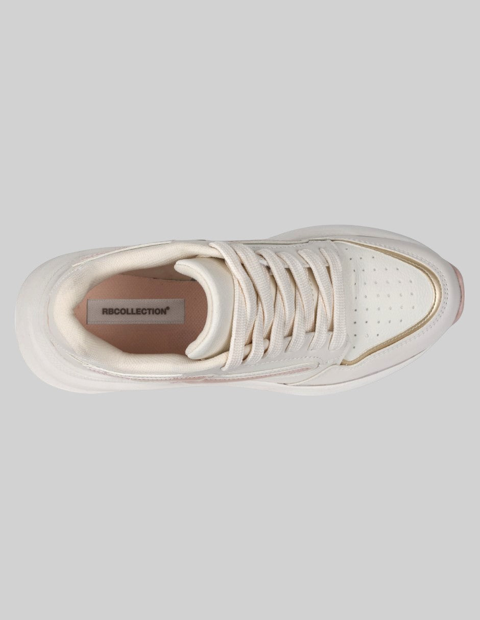 Tenis tipo deportivo  Lady Piel vegana - Rosa