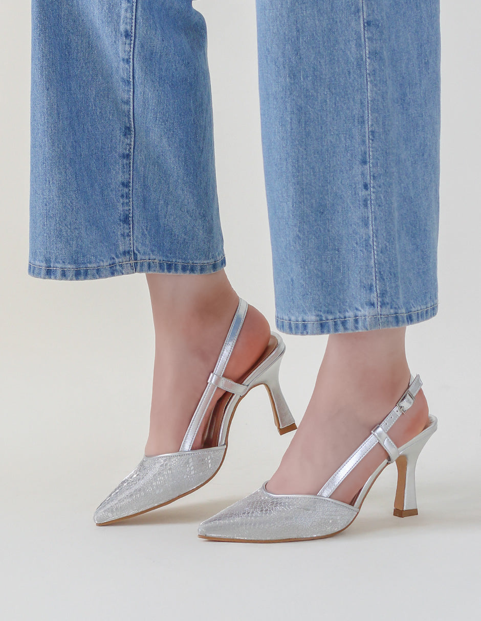 Zapatillas Lady en Sintético – Plata