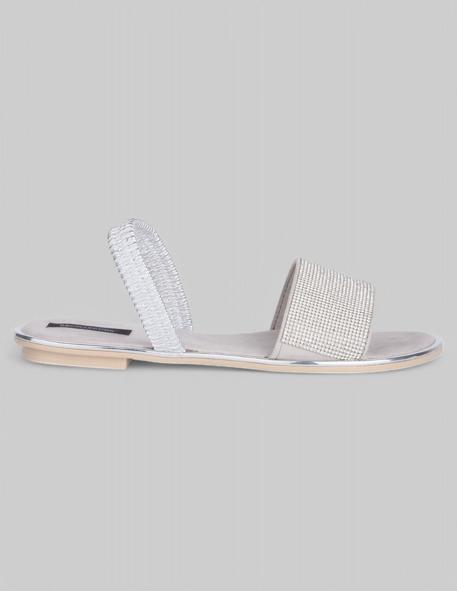 Sandalias de piso Soft en Sintético - Plata