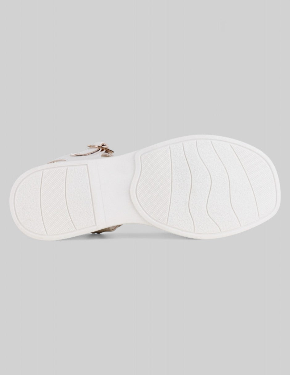 Sandalias de piso Soft en Piel vegana – Beige