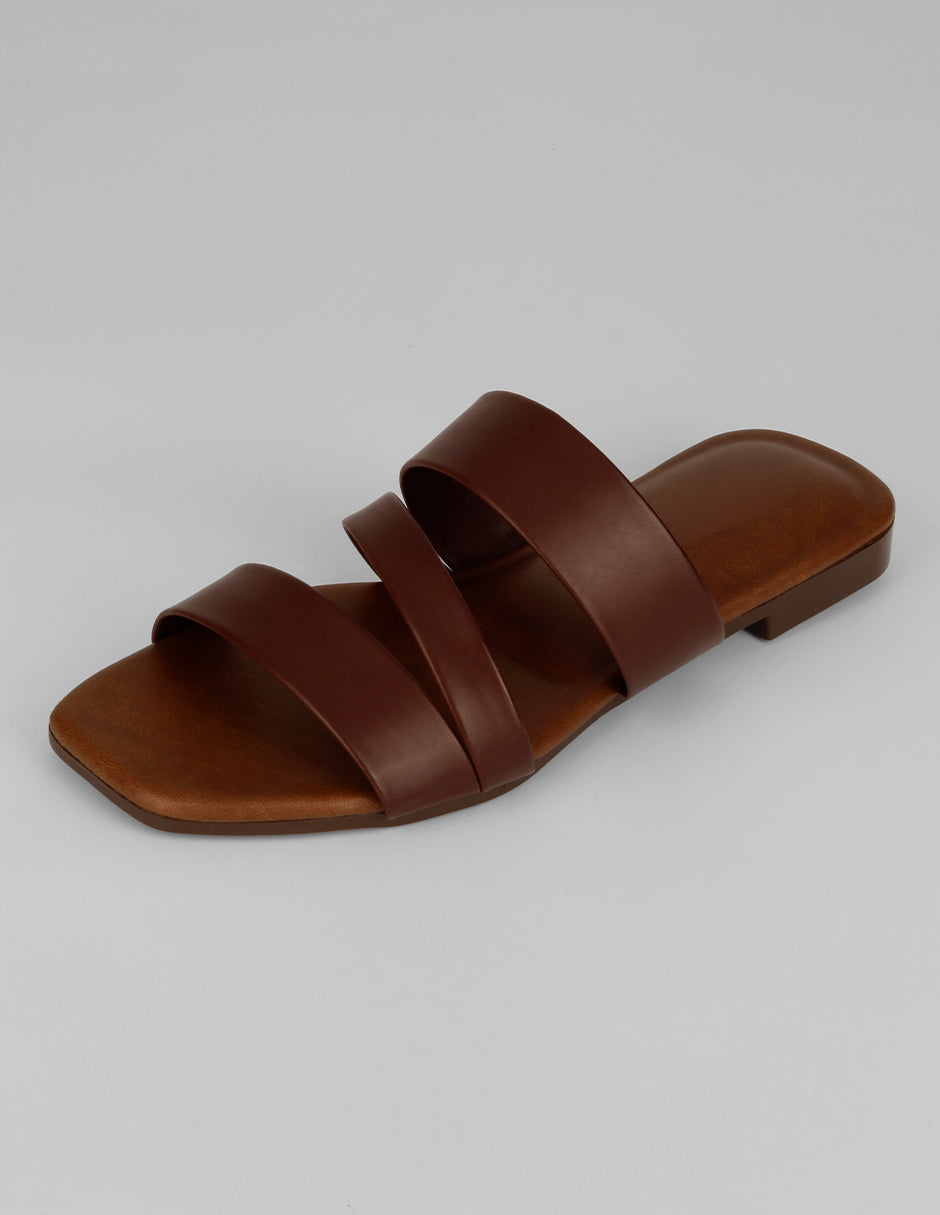 Sandalias de piso Soft en Sintético – Café