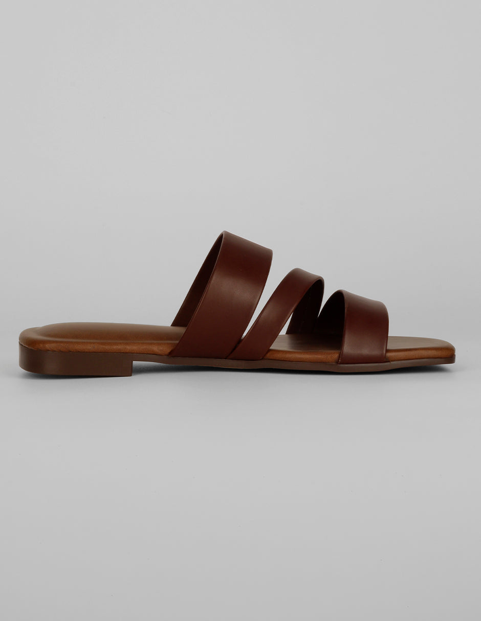 Sandalias de piso Soft en Sintético – Café