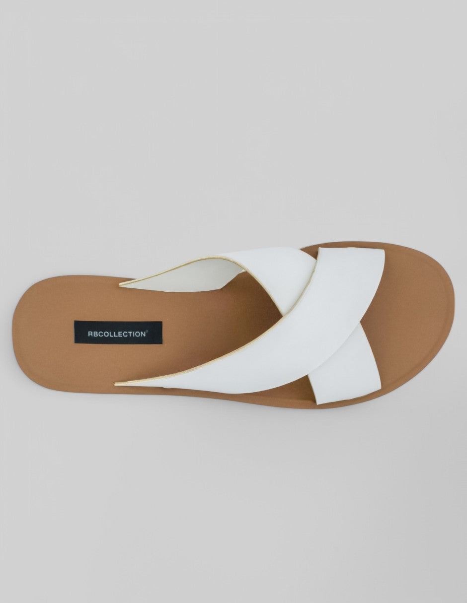 Sandalias de piso Ave en Piel vegana - Blanco