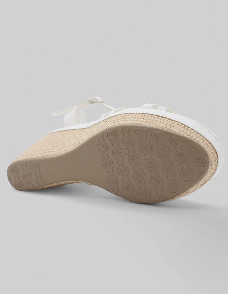 Sandalias con plataforma Been en Piel vegana - Blanco