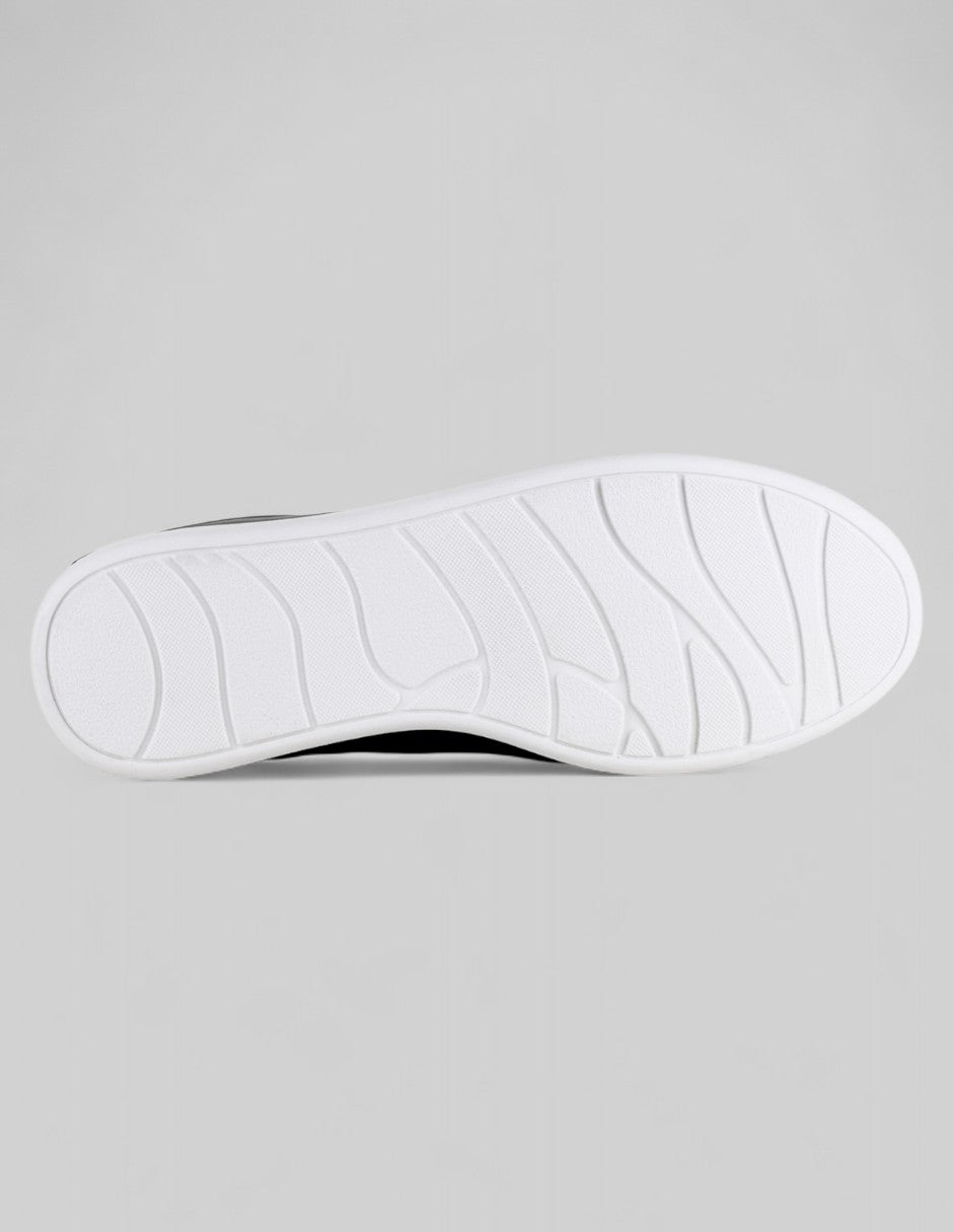 Tenis sin cordones Hand made en Piel – Negro